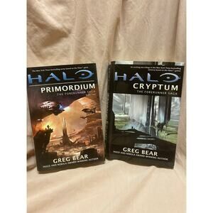 Halo Forerunner Saga  Lot 2 Hardcover Cryptum & Primordium